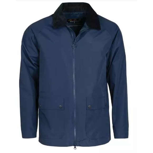 NEW! Barbour Domus Men's Waterproof Breathable Jacket British Luxury Navy M $398 - Picture 1 of 16